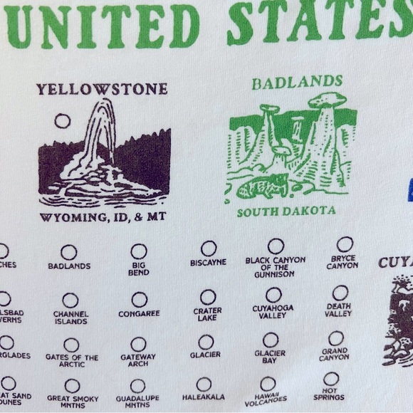 Parks Project | NWT Pictogram National Parks Short Sleeve T-Shirt | M - Picture 9 of 15